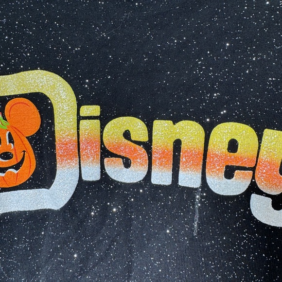 Disney Candy Corn Glitter Halloween Spirit Jersey XS - Picture 5 of 5